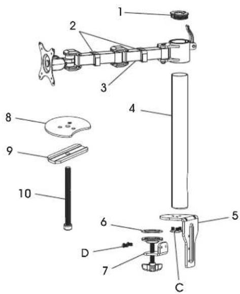 Uline H-7618 - PARTS - 1