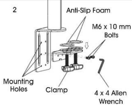 Uline H-7619 - CLAMP MOUNTING - 2