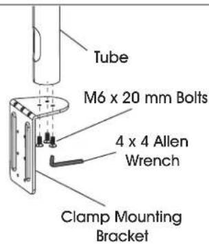 Uline H-7619 - CLAMP MOUNTING - 1