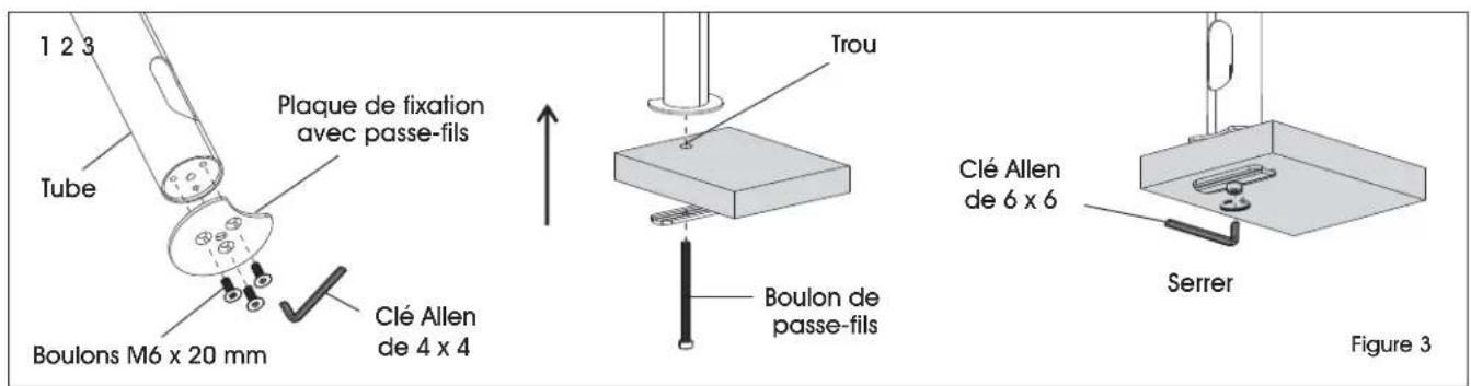 Uline H-7619 - FIXATION AVEC PASSE-FILS - 1