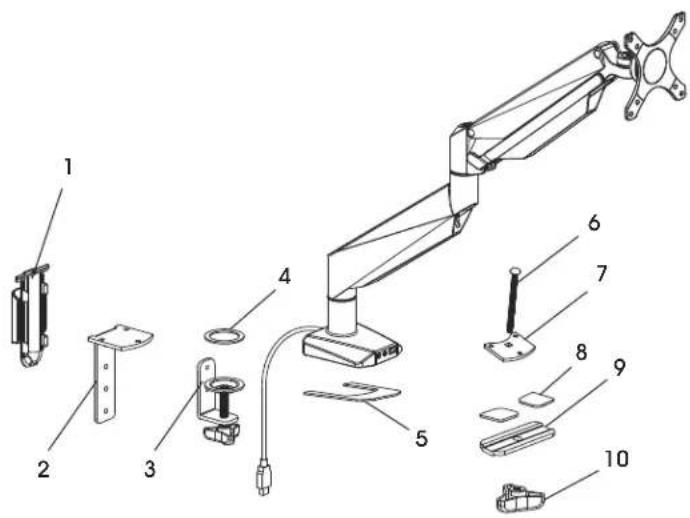 Uline H-7620 - PARTES - 3