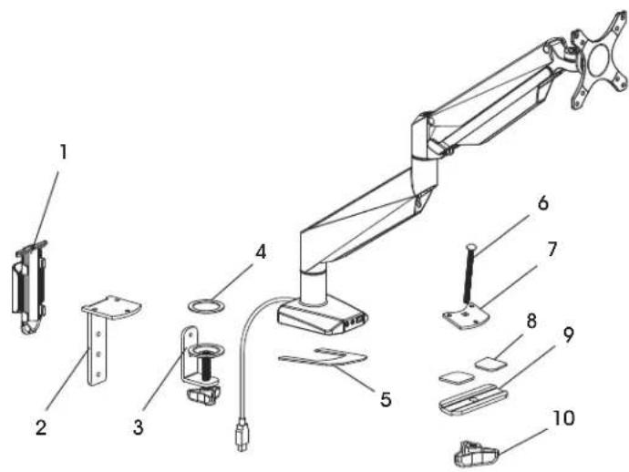 Uline H-7620 - PARTS - 1