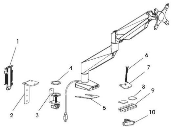 Uline H-7620 - PARTES - 1