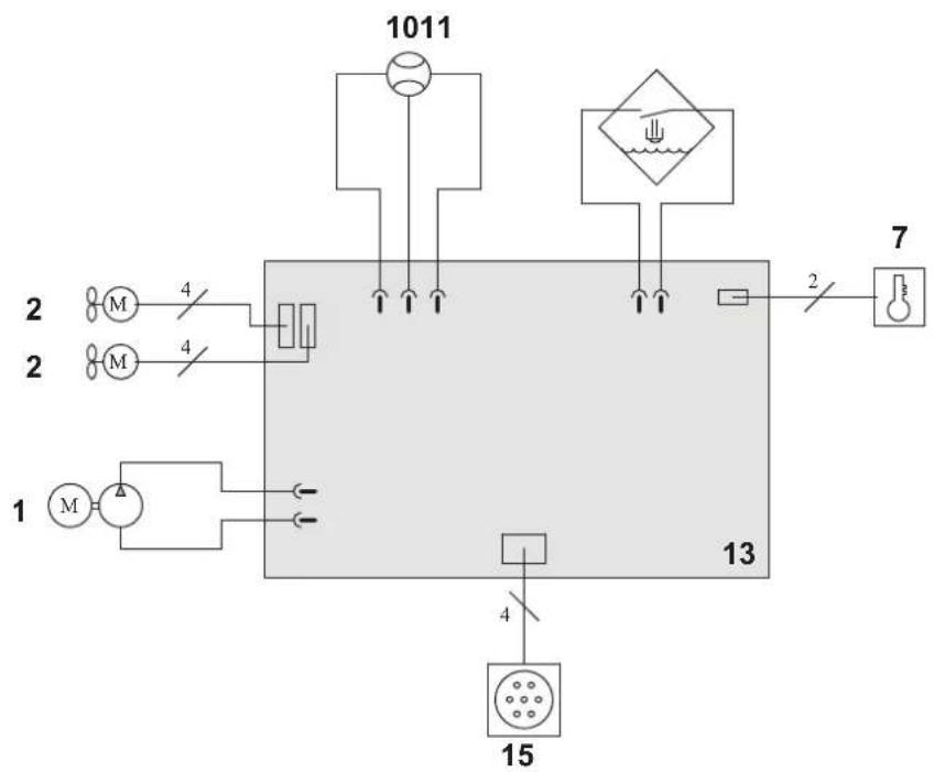 GYS Koolweld 4 - CIRCUIT DIAGRAM / SCHALTPLAN / DIAGRAMA ELECTRICO / ЭЛЕКТРИЧЕСКАЯ СХЕМА / ELEKTRISCHE SCHEMA / SCEMA ELETTRICO - 1