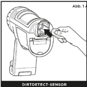 SHARK PowerDetect IP1251EUT - Reinigung der Sensoren: - 1