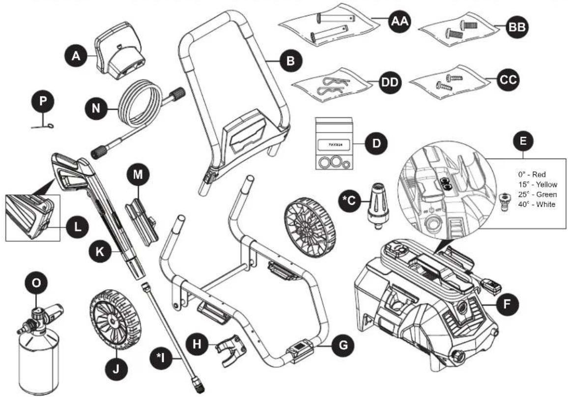 BE Power Equipment P2314EN - PRODUCT SPECIFICATIONS - 1