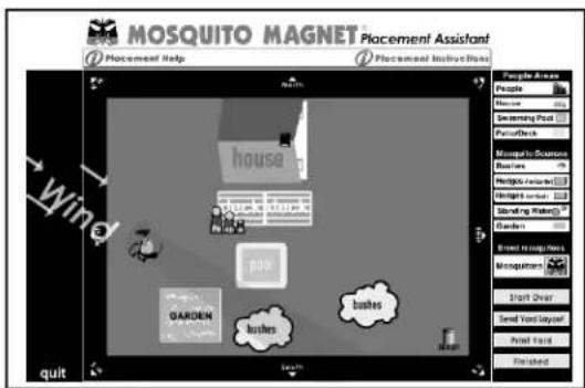 Mosquito Magnet Executive - Posicionamento da armadilha - 2