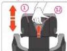 RECARO Axion 1 - Réglage de l'appui-tête - 1