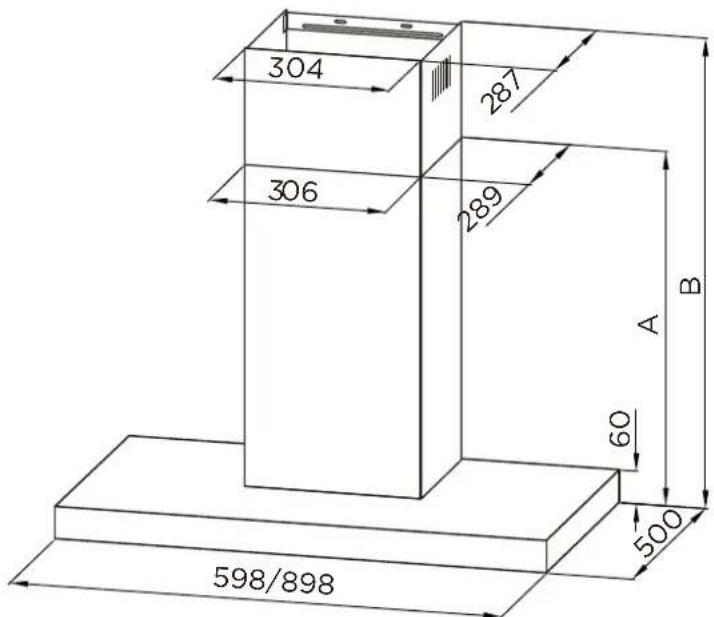 MIDEA MH60M77T6B - Abmessungen - 4