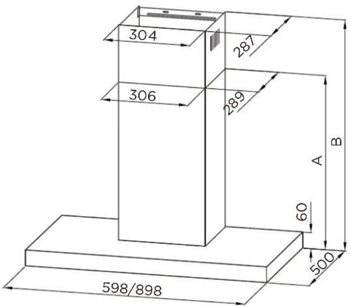 MIDEA MH60M77T6B - Dimensioni - 4