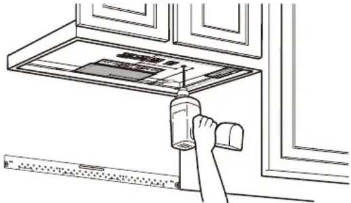 MIDEA MMO17S12ASTC - B4. UTILISER LE MODÈLE D'ARMOIRE SUPÉRIEURE POUR LA PRÉPARATION DE L'ARMOIRE SUPÉRIEURE - 1