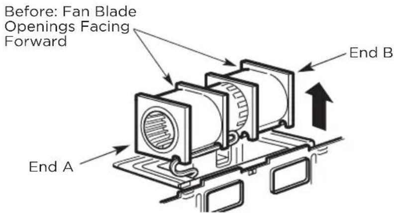 MIDEA MMO17S12ASTC - B5. ADAPTING MICROWAVE BLOWER FOR OUTSIDE BACK EXHAUST - 2