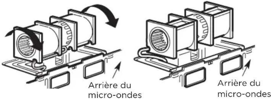 MIDEA MMO17S12ASTC - B5. ADAPTATION DU SOUFFLEUR À MICRO-ONDES POUR L'ÉCHAPPEMENT ARRIÈRE EXTÉRIEUR - 3
