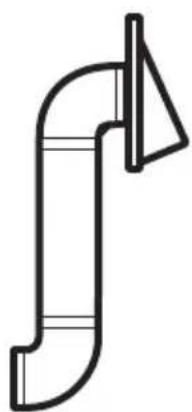 MIDEA MMO17S12ASTC - OUTSIDE BACK EXHAUST (EXAMPLE ONLY) - 4