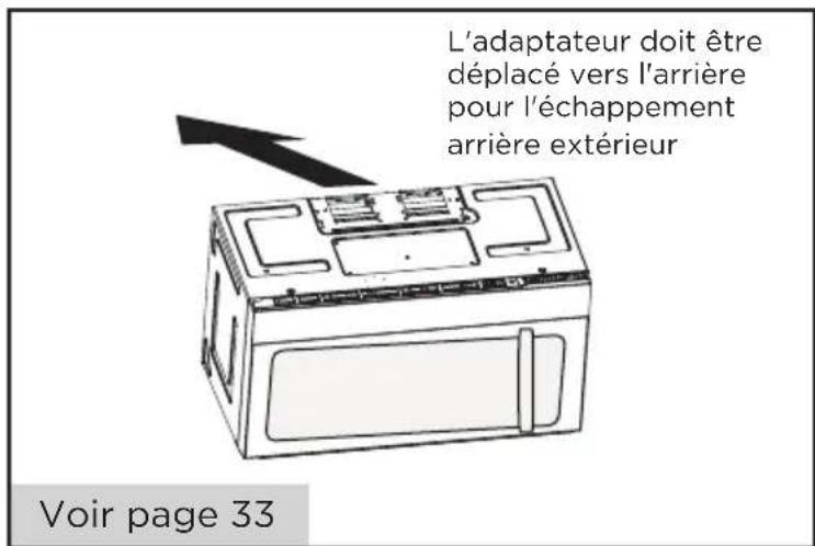 MIDEA MMO17S12ASTC - ÉCHAPPEMENT ARRIÈRE EXTÉRIEUR (CONDUIT HORIZONTAL) - 1