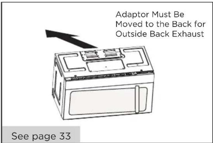 MIDEA MMO17S12ASTC - OUTSIDE BACK EXHAUST (HORIZONTAL DUCT) - 1