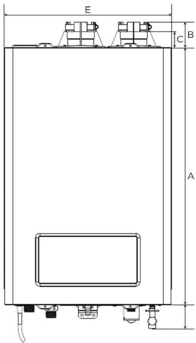 MIDEA MGWH180IXPN - Dimension - 2