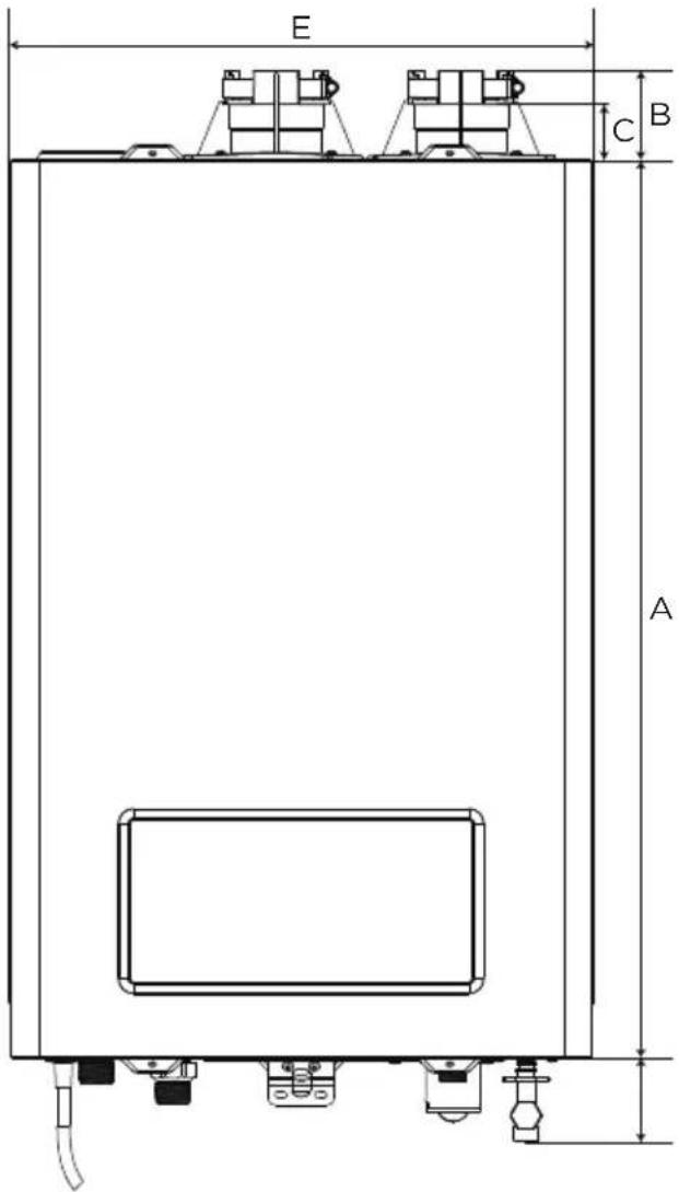 MIDEA MGWH199IXNN - Dimension - 3