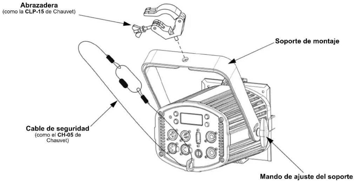 Chauvet EVE P-130 RGB - Diagrama de montaje - 1
