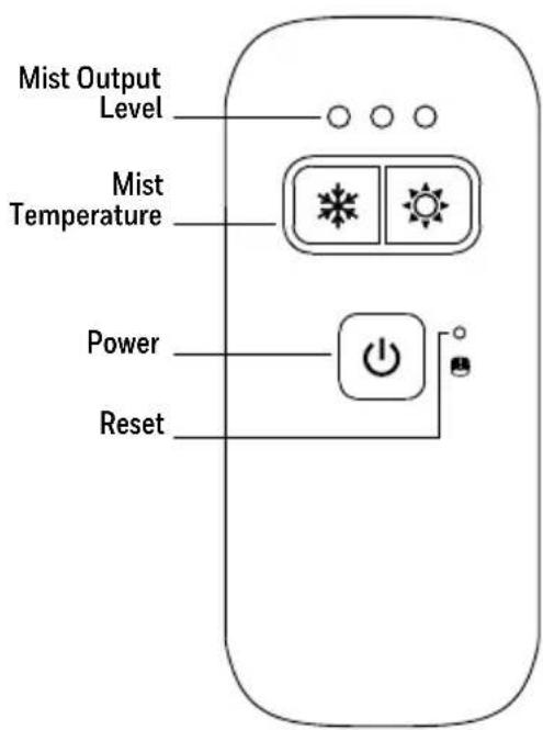 HONEYWELL Dual Comfort Cool + Warm Mist HWC775 - HWC775 Manual Control - 1