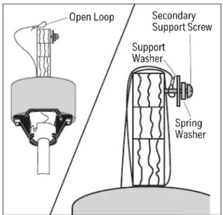 HONEYWELL Lynton 53051 - SECONDARY HANGING SYSTEM INSTRUCTIONS - 2