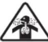 WESTINGHOUSE WP160 - SAFETY SYMBOLS - 4