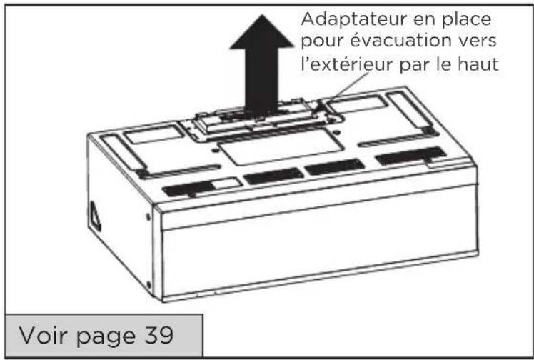 MIDEA MMO12S14ASTC - ÉVACUATION VERS L'EXTÉRIEUR PAR LE HAUT (CONDUIT VERTICAL) - 1