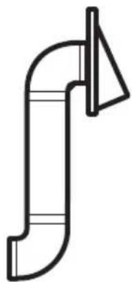 MIDEA MMO12S14ASTC - OUTSIDE BACK EXHAUST (EXAMPLE ONLY) - 1