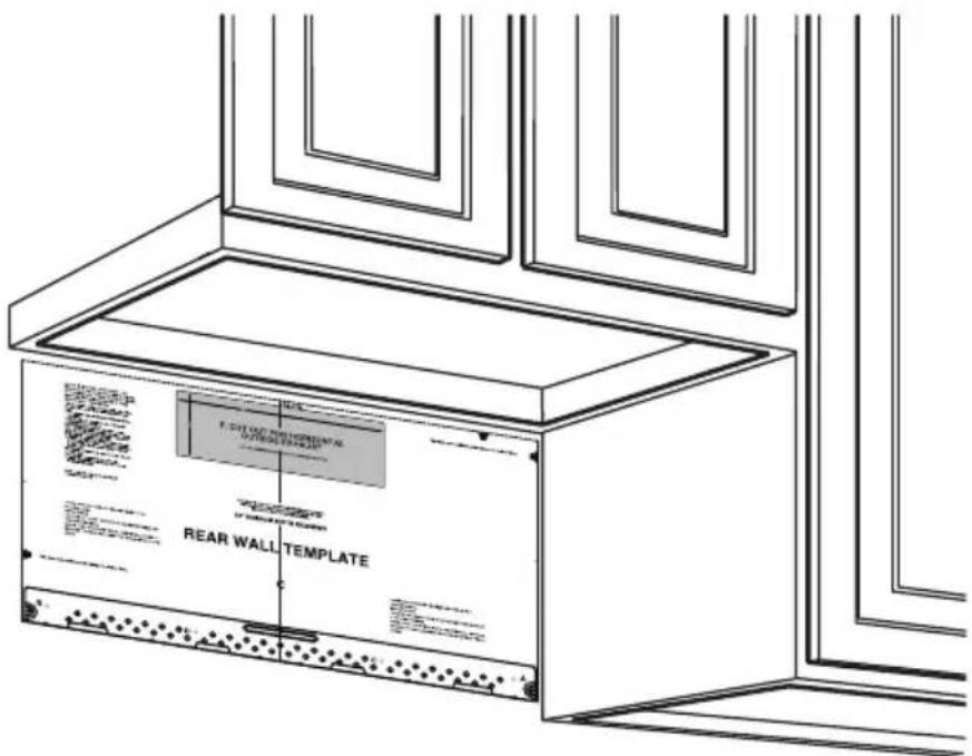 MIDEA MMO12S14ASTC - B1. PREPARATION DU MUR ARRÈRE POUR L'ÉVACUATION VERS L'EXTÉRIEUR PAR L'ARRÊRE - 1