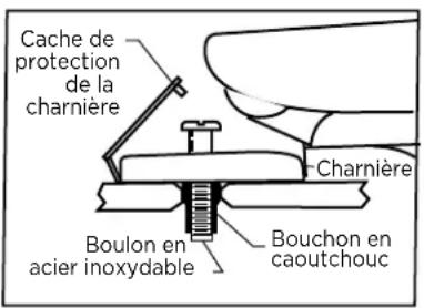 American Standard Cadet 5503A65BH - BOUCHON EN CAOUTCHOUC - 1