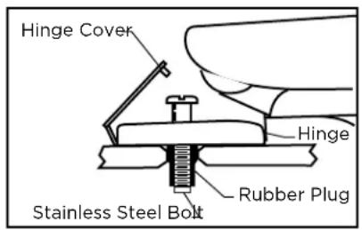 American Standard Cadet 5503A65BH - TOP MOUNT WITH RUBBER PLUG - 1