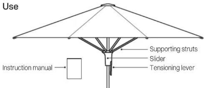 Glatz Fortino Pro - Setting up the shade - 1