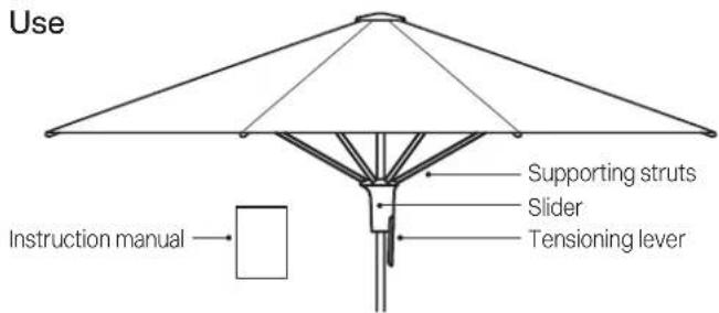 Glatz Fortello Pro - Setting up the shade - 1