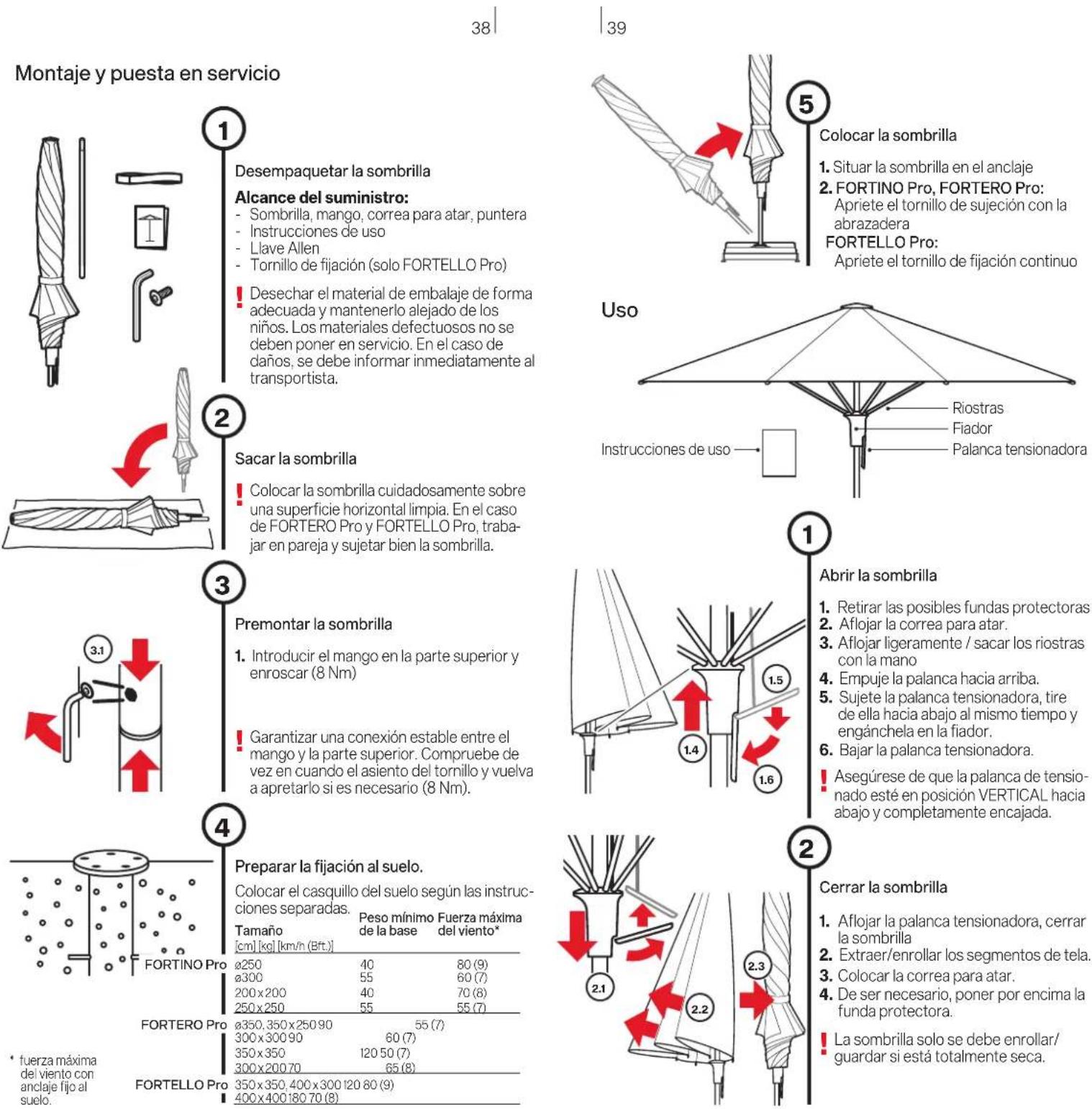 Glatz Fortello Pro - Indicaciones de seguridad - 1