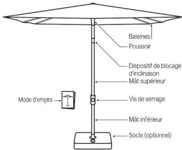 Glatz Vita Piana - Installation du parasol - 1