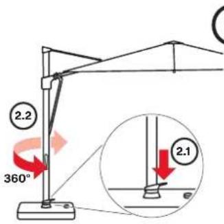 Glatz Vita Sfera - Parasol openen - 3