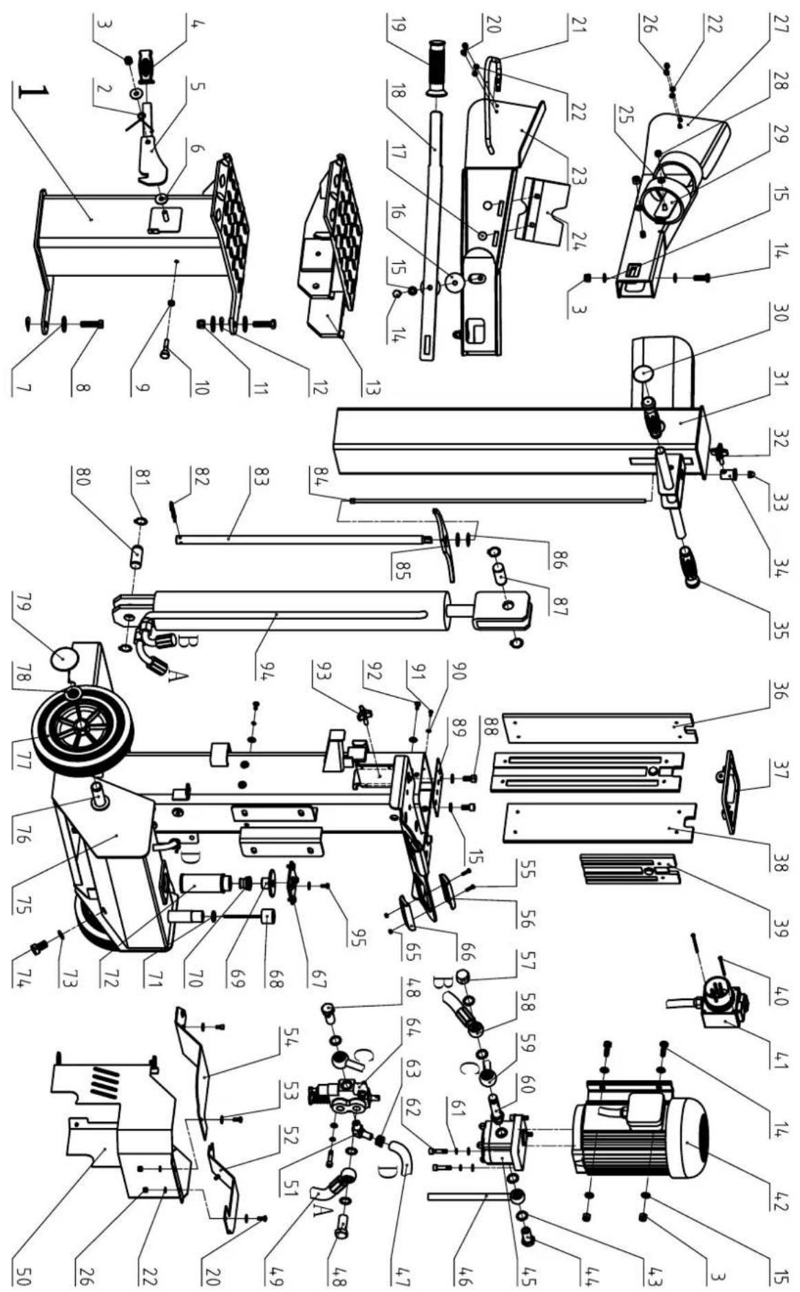 SCHEPPACH HS1200HM - Maintenance et réparations - 1