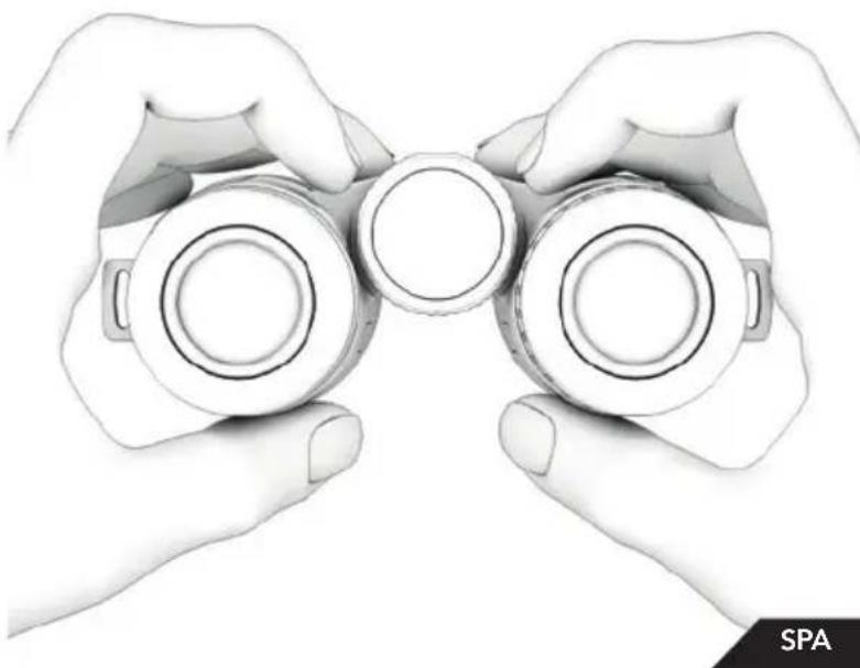 GPO Passion ED 8x32 - Ajuste de la distancia interocular correcta - 1