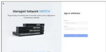 GRANDSTREAM GWN7832 - Méthode 1 : connexion à l'aide de l'interface utilisateur Web - 1