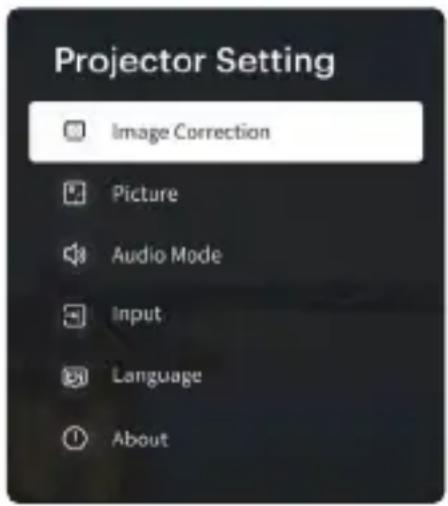KODAK FLIK X20 - PROJECTOR SETTINGS - 1