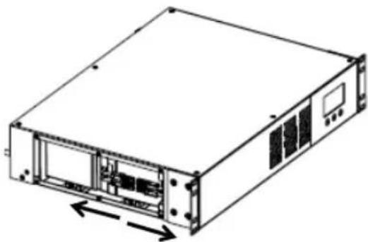 Minuteman SR1000RMLCD - Installation murale : - 1