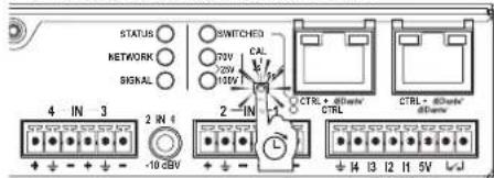 Powersoft Mezzo 602 AD - Reset di fabbrica - 3