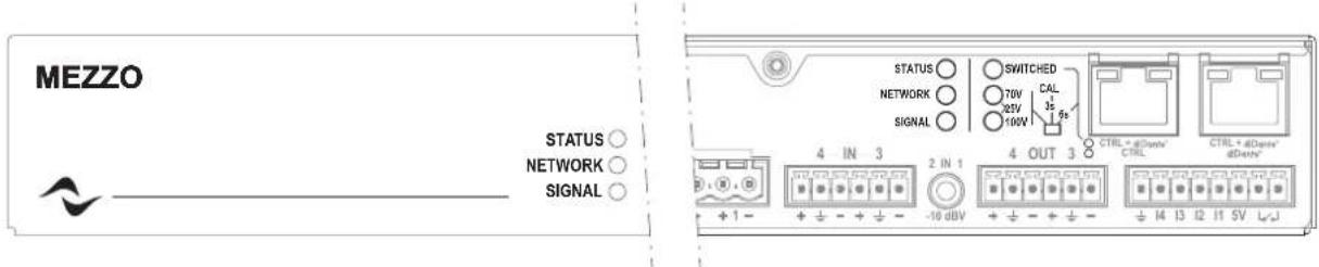 Powersoft Mezzo 604 AD - LED Charts - 1