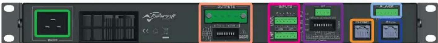 Powersoft Quattrocanali 2404 - Serial Port - 1