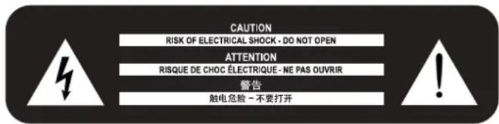 Powersoft Quattrocanali 2404 - Safety Warnings - 1