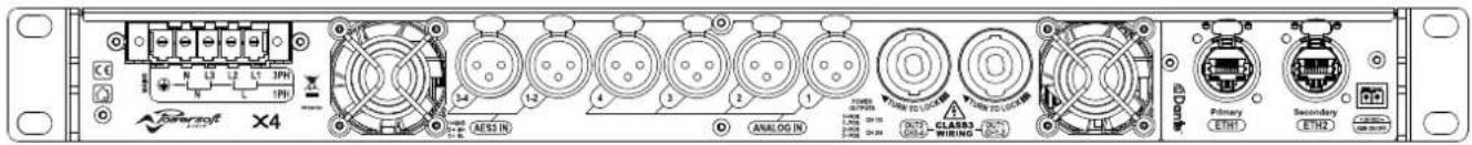 Powersoft X8 - X Series Mains Wiring Option - 27
