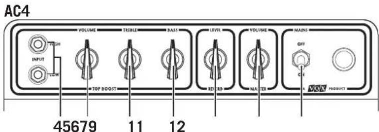 VOX AC30HW - OPERATION MANUAL - 4