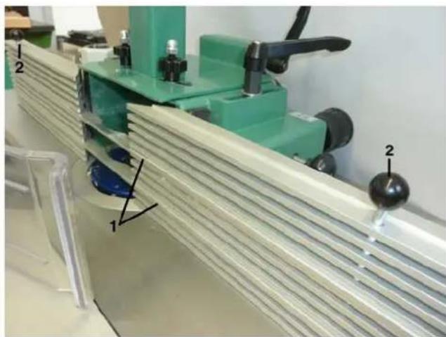 SCHEPPACH Molda 5.0f - Führungsleiste einsetzen - 1