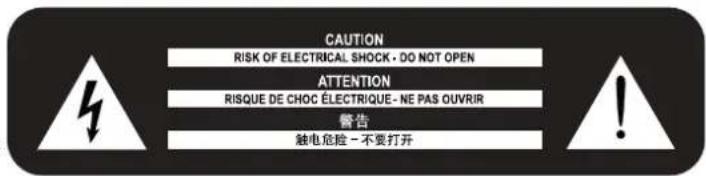 Powersoft Mezzo 322 AD - 安全警告 - 23