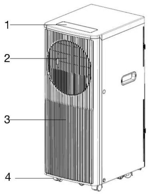 Toyotomi TAD-2320 - Name of Parts - 1
